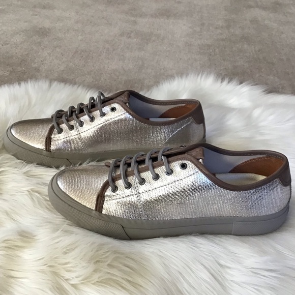 FRYE Metallic Lace Up Sneakers - Picture 8 of 8